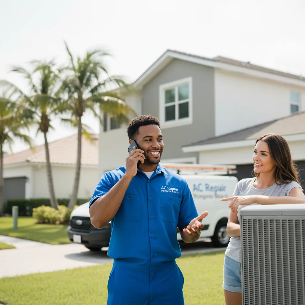AC Repair Pompano Beach customer support in De Kalb Junction